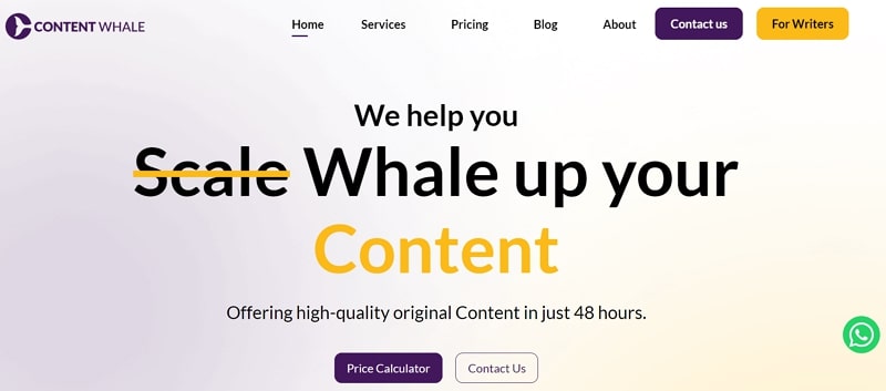 technical writing companies - content whale