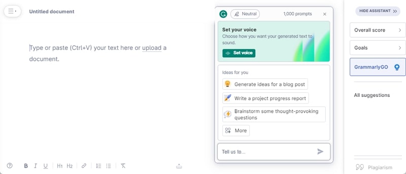 best ai tools for productivity - grammarly