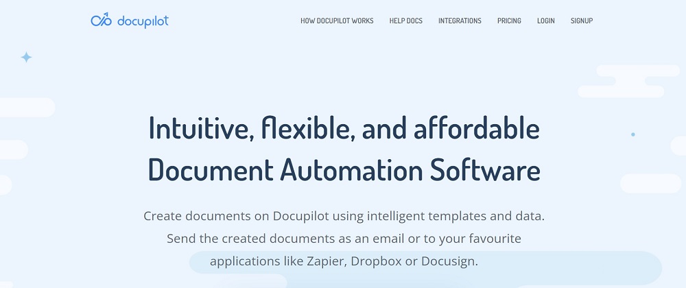 document generator software - docupilot