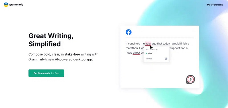 free writing assistant - grammarly