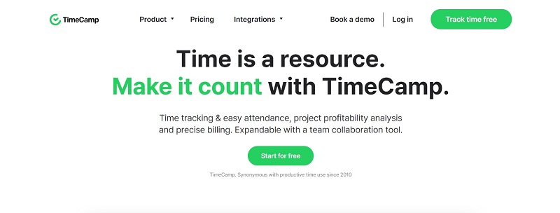 secure collaboration software - timecamp